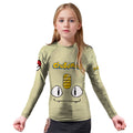 Pokemon Meowth Face Kids Rash Guard