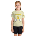 Pokemon Meowth Face Kids Rash Guard