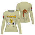 Pokemon Meowth Face Rash Guard