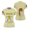 Pokemon Meowth Face Rash Guard