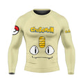 Pokemon Meowth Face Rash Guard