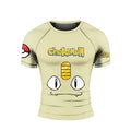 Pokemon Meowth Face Rash Guard