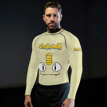 Pokemon Meowth Face Rash Guard