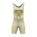 Pokemon Meowth Face Wrestling Singlet