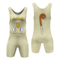 Pokemon Meowth Face Wrestling Singlet
