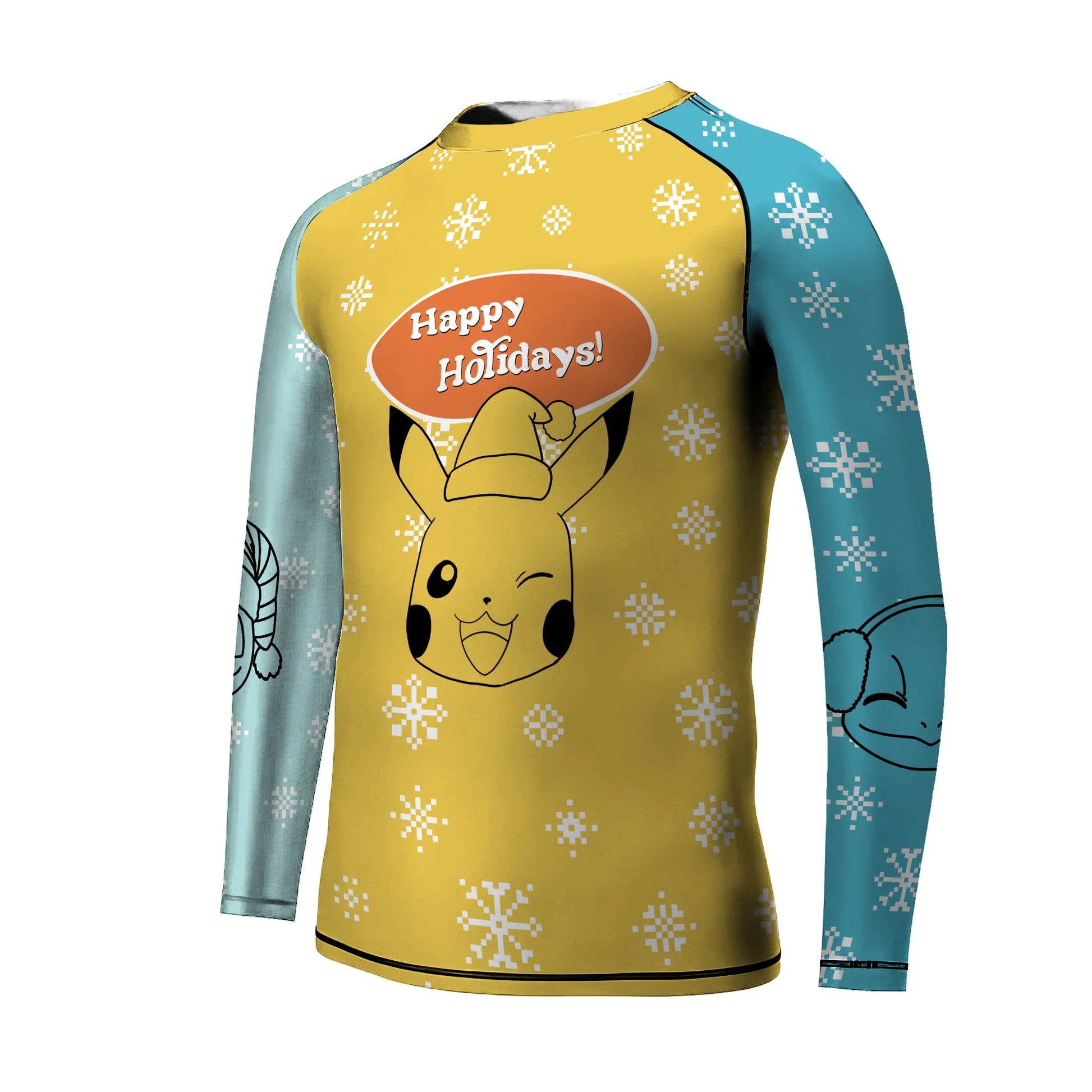 Pokemon Merry Christmas Kids Rash Guard