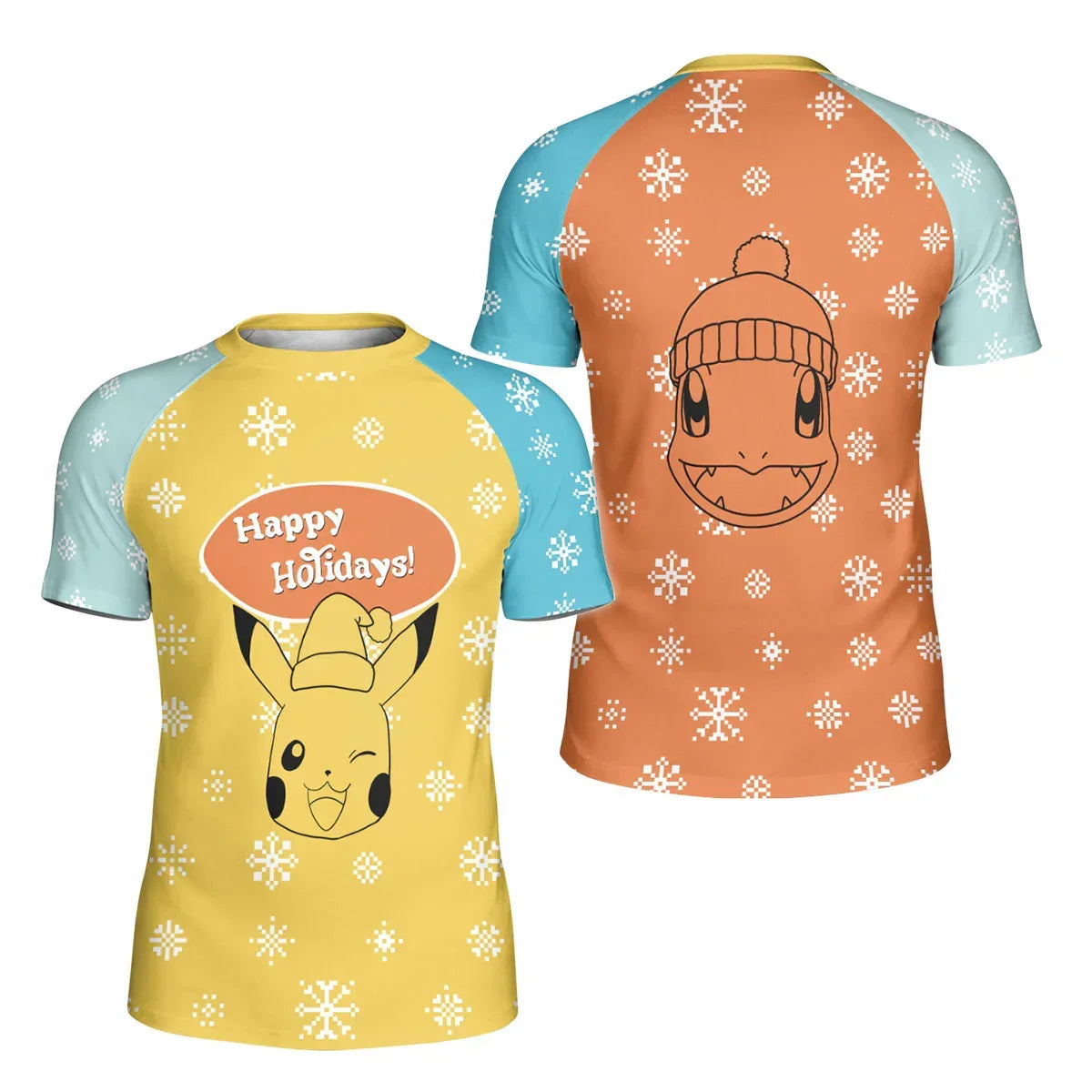 Pokemon Merry Christmas Kids Rash Guard