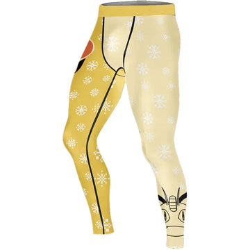 Pokemon Merry Christmas Men's Compression Leggings
