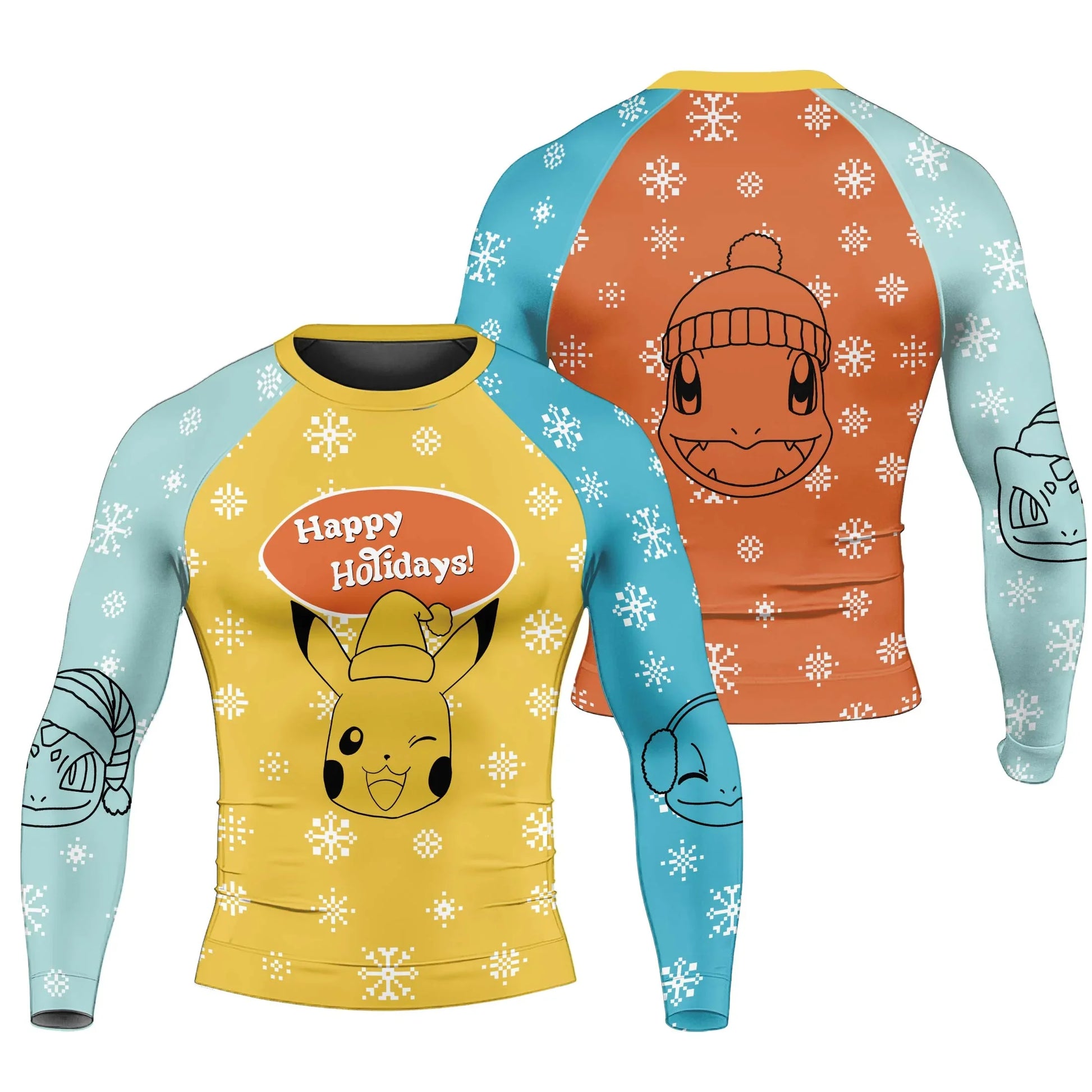 Pokemon Merry Christmas Rash Guard