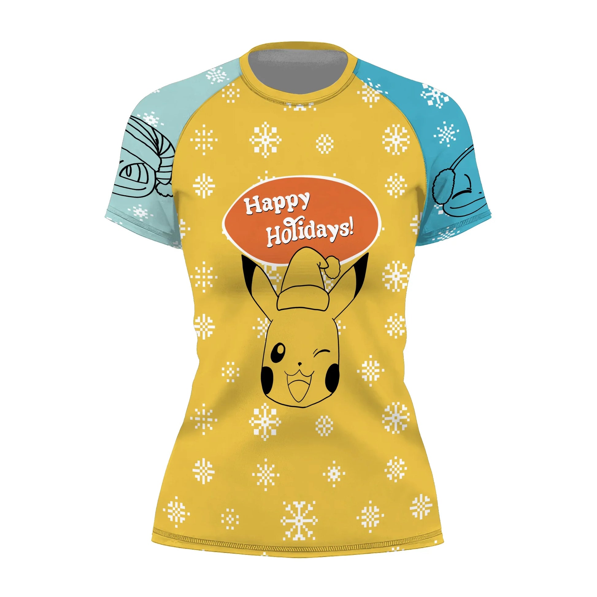 Pokemon Merry Christmas Rash Guard