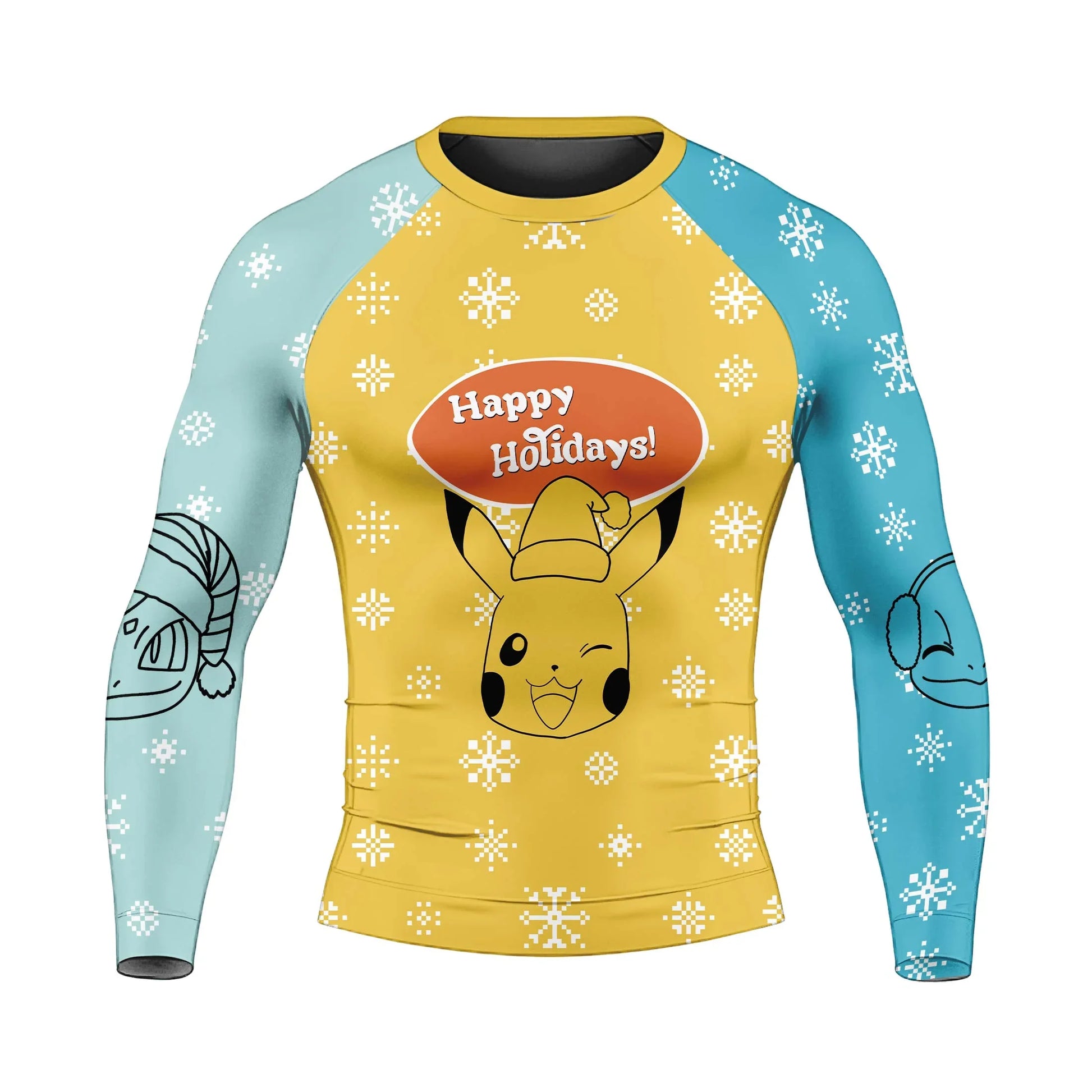 Pokemon Merry Christmas Rash Guard