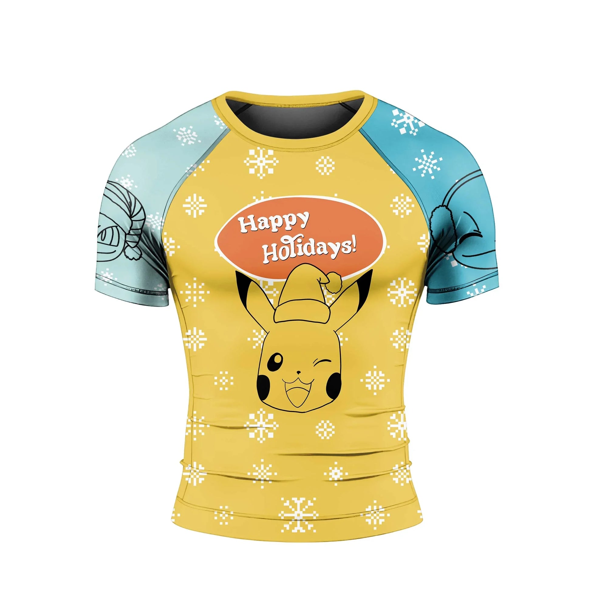 Pokemon Merry Christmas Rash Guard