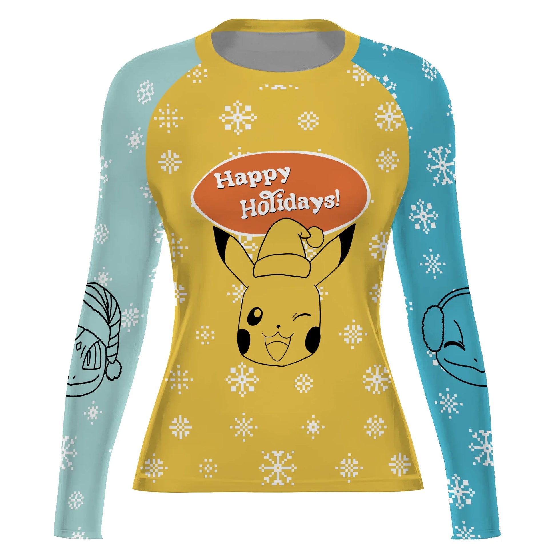 Pokemon Merry Christmas Rash Guard