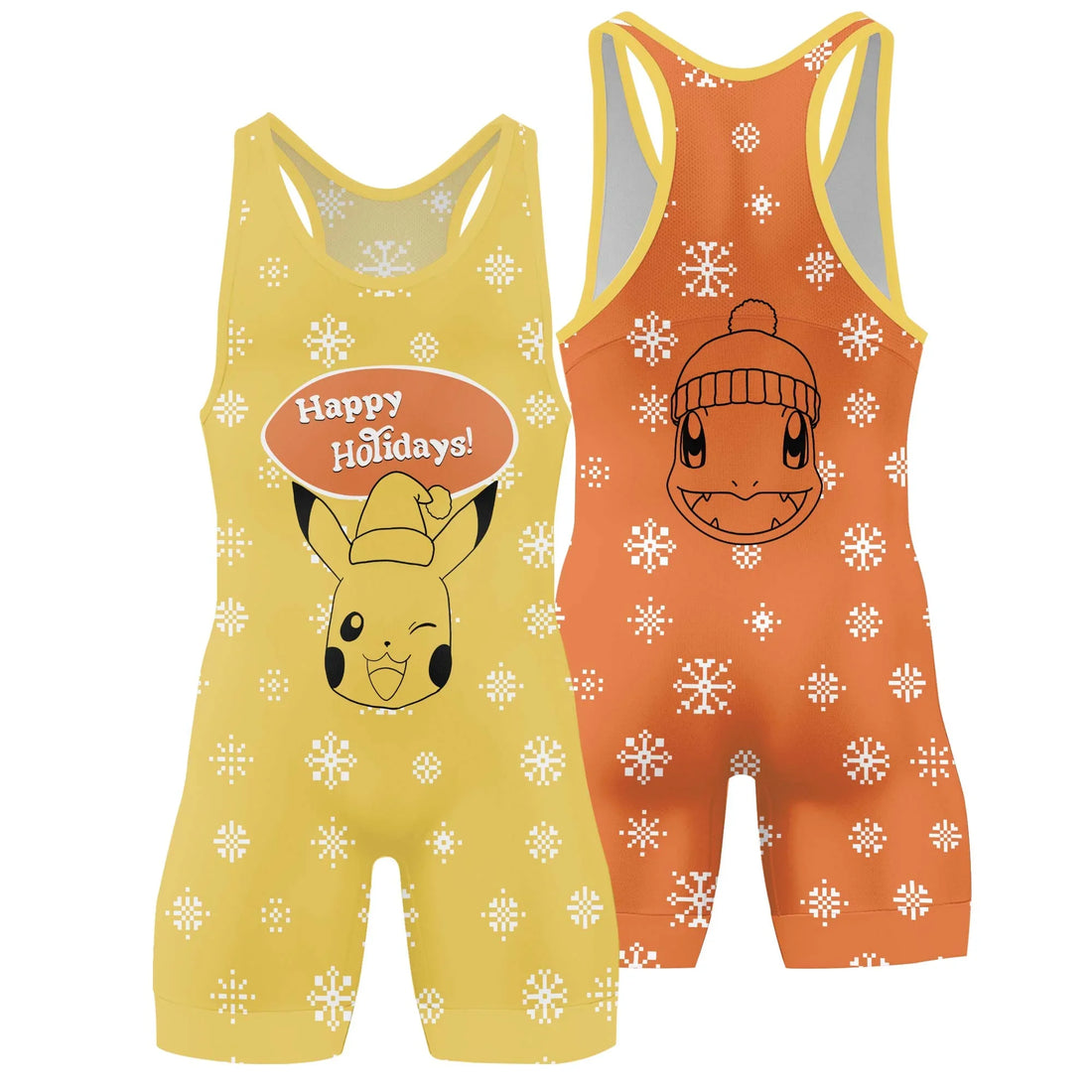 Pokemon Merry Christmas Wrestling Singlet