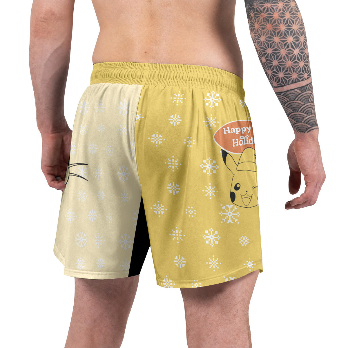 Pokemon Merry Christmas Grappling Shorts