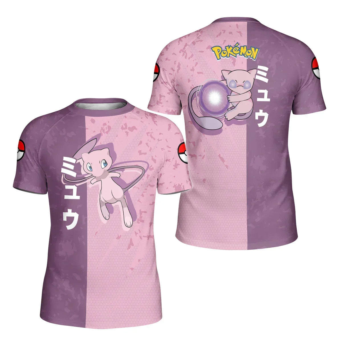Pokemon Mew Creature Of God Kids Rash Guard