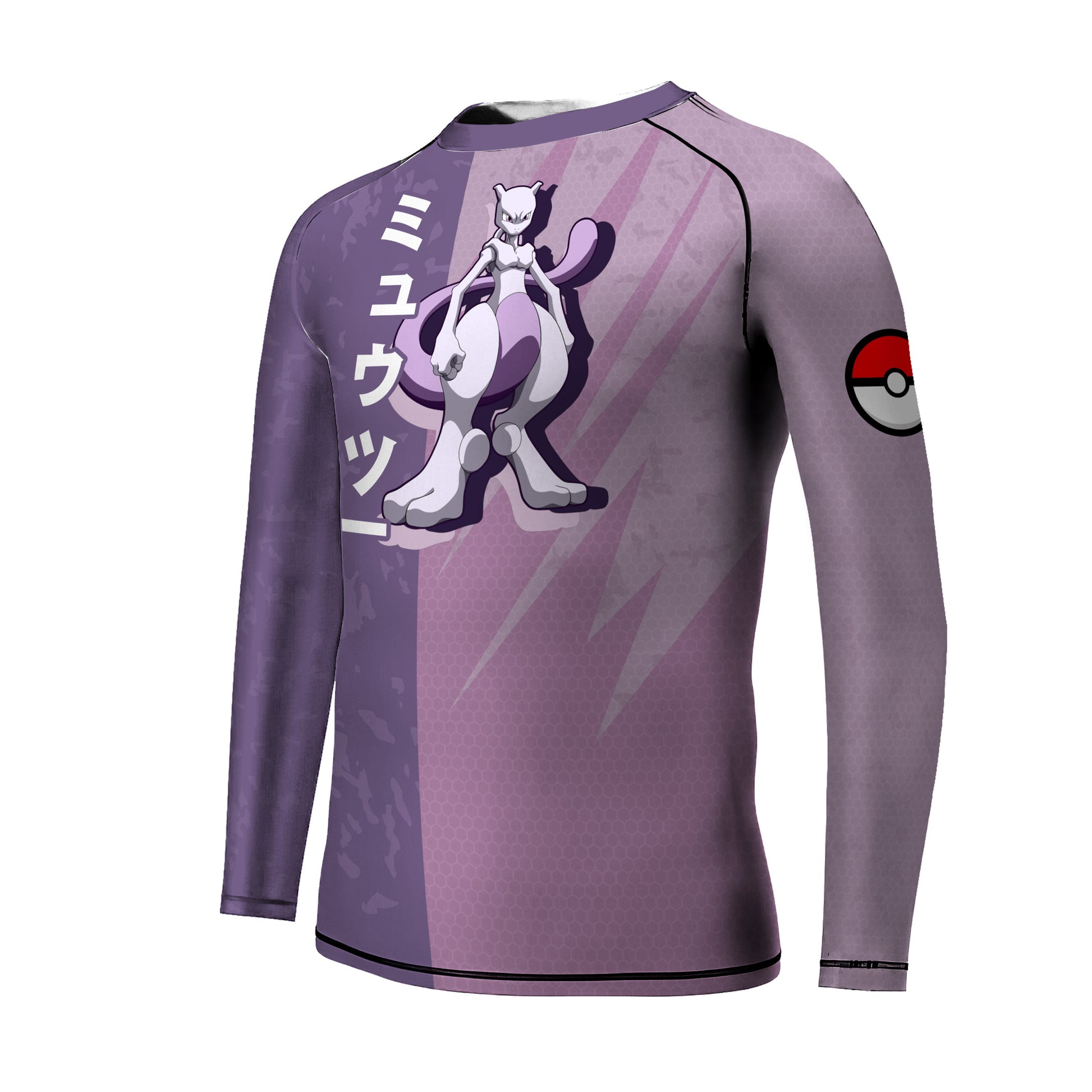 Pokemon Mewtwo Artificial Pokemon Kids Rash Guard