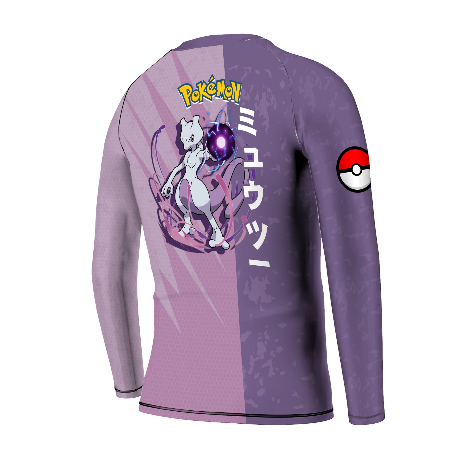 Pokemon Mewtwo Artificial Pokemon Kids Rash Guard