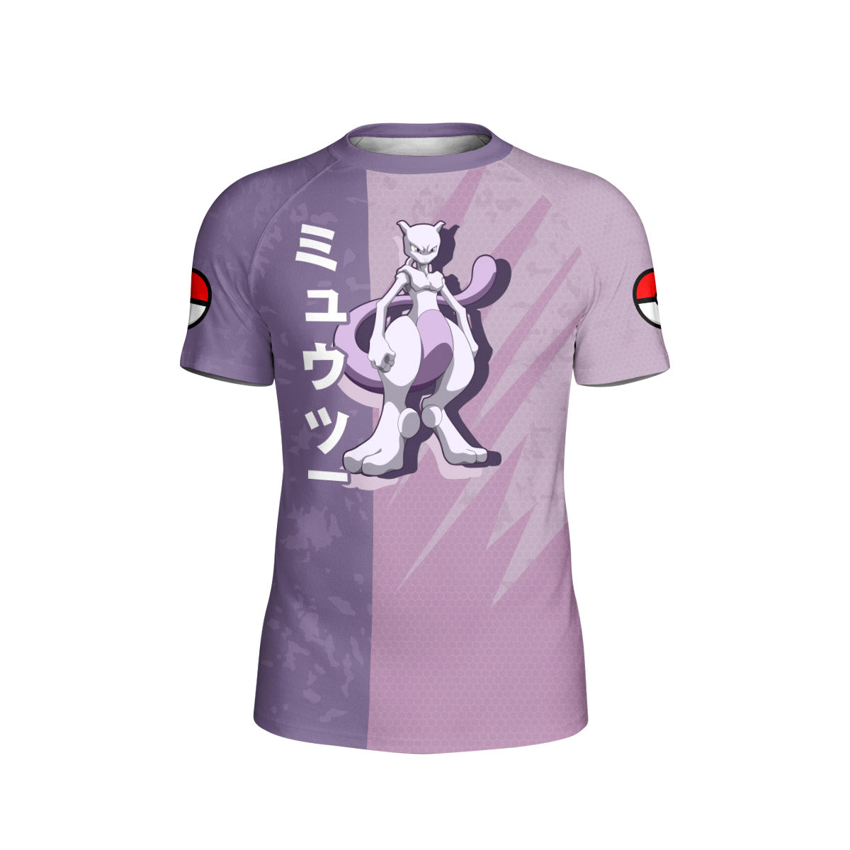 Pokemon Mewtwo Artificial Pokemon Kids Rash Guard