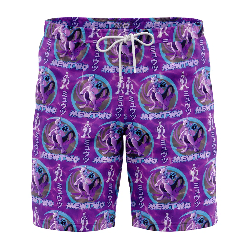 Pokemon Mewtwo Artificial Swim Trunks