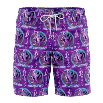 Pokemon Mewtwo Artificial Swim Trunks