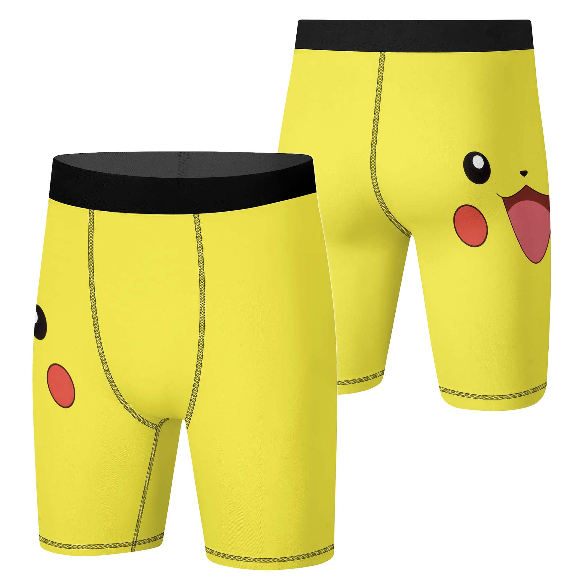 Pokemon Pikachu Face Compression Shorts