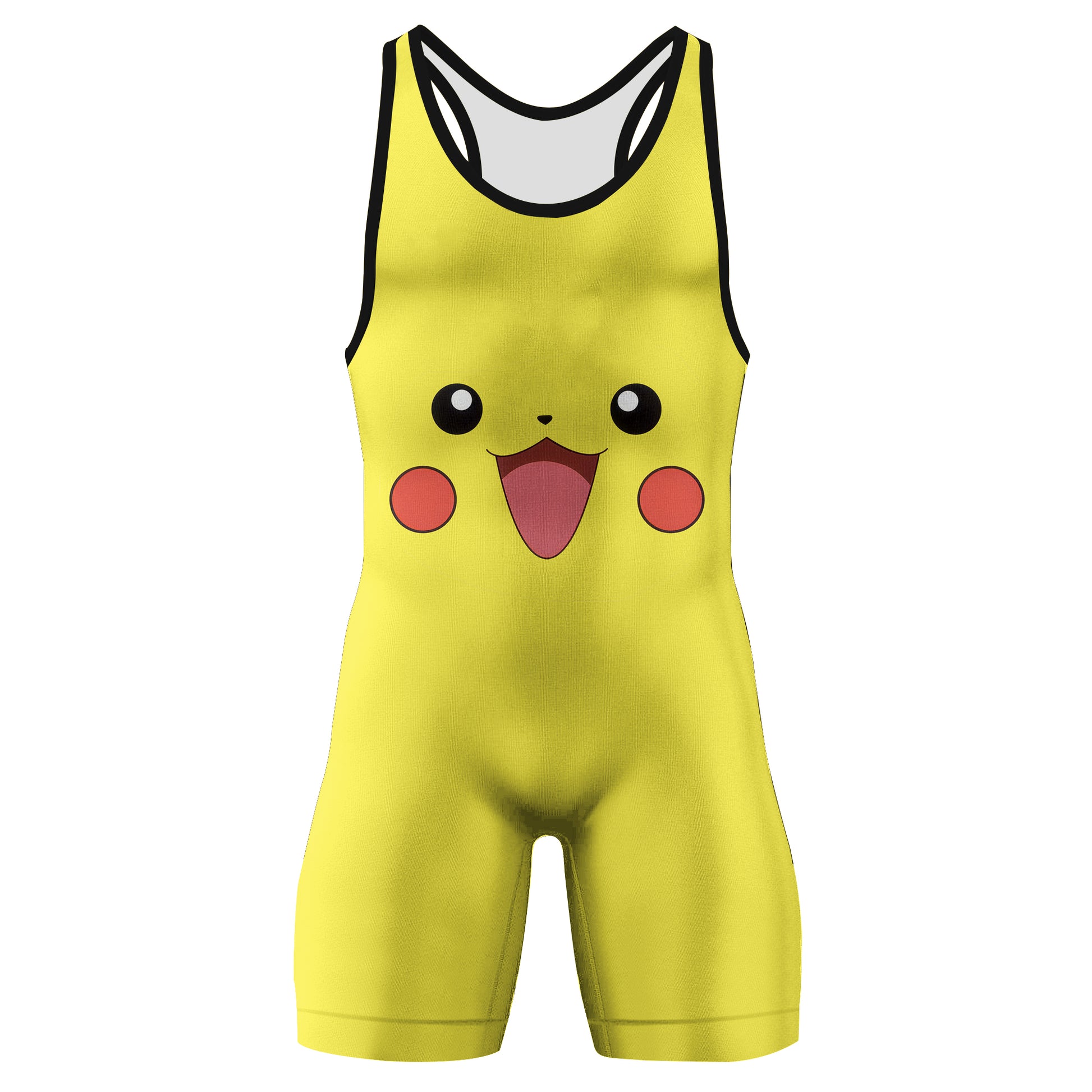 Pokemon Pikachu Face Wrestling Singlet