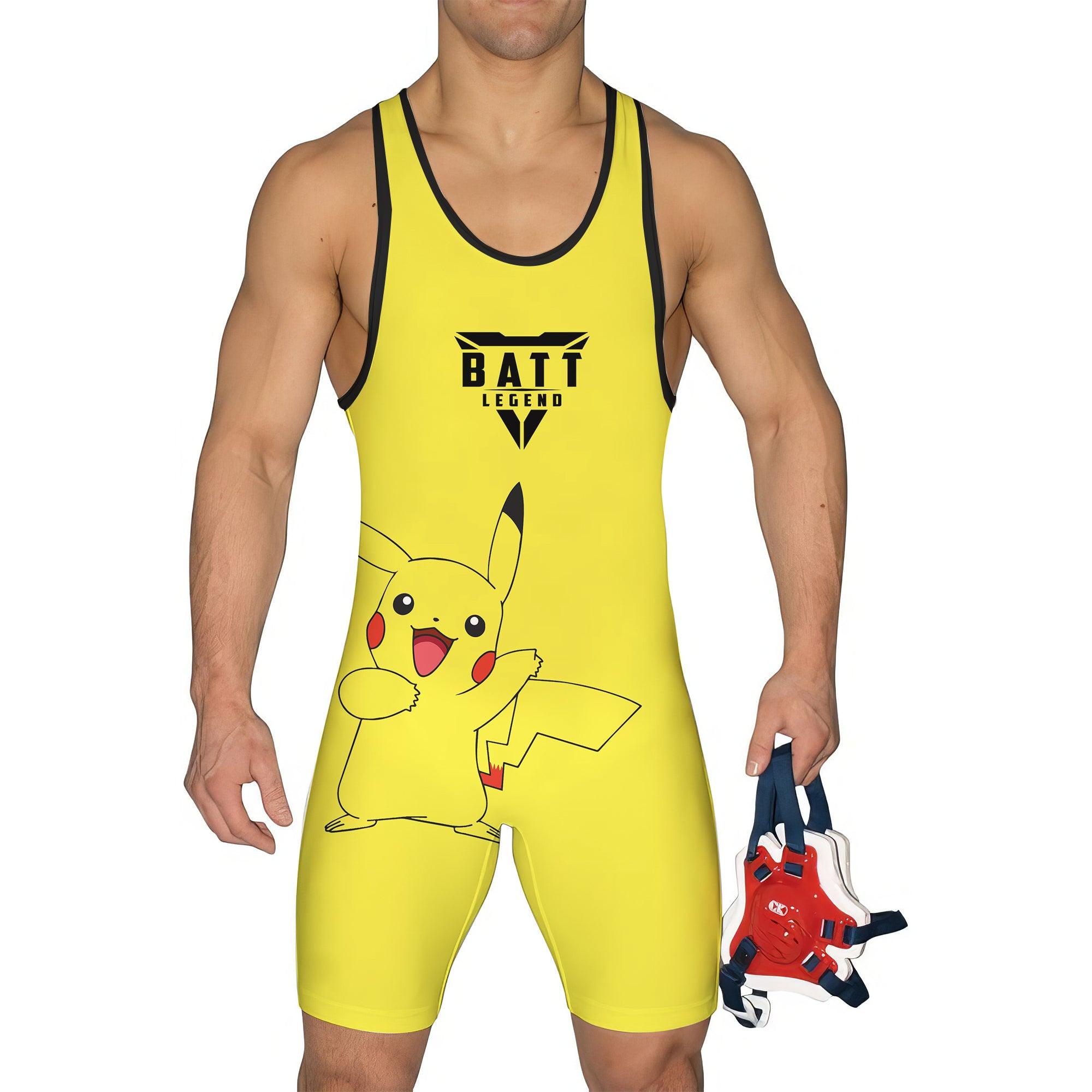 【限定】 Li-ning × Pokémon elite singlet Pokemon Lazy Snorlax Wrestling Singlet - Dynamic Design