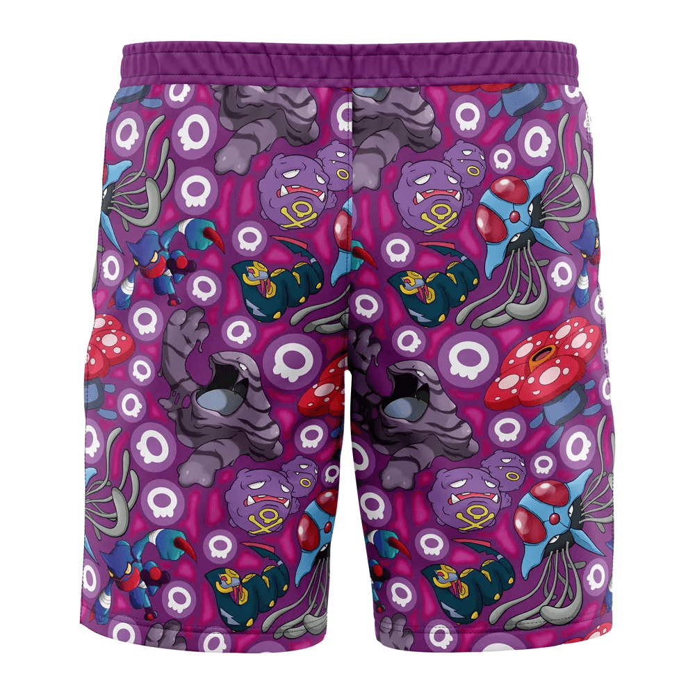 Pokemon Poison Type Swim Trunks