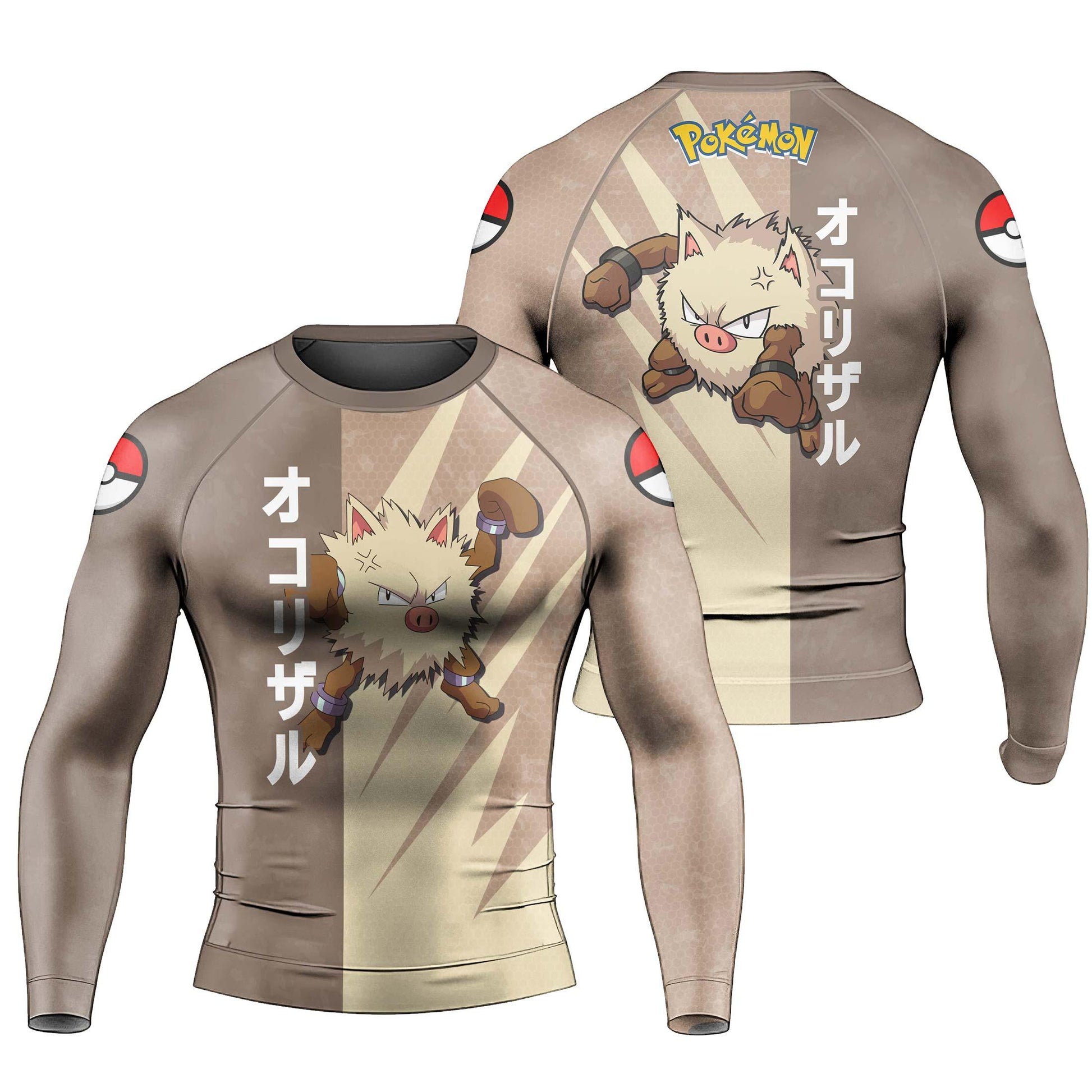 Pokemon Primeape Rash Guard