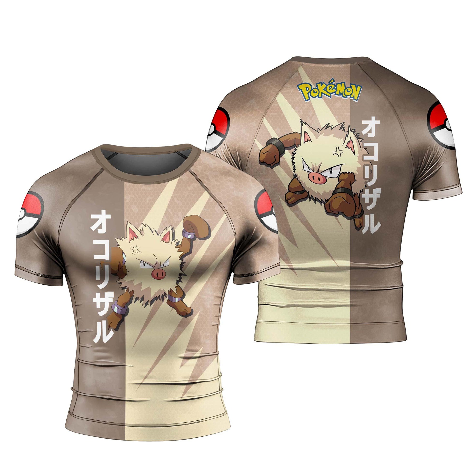 Pokemon Primeape Rash Guard