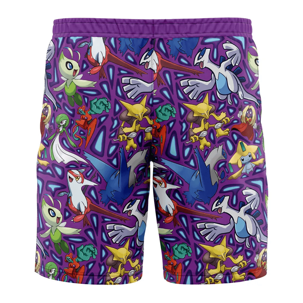 Pokemon Psychic Type Swim Trunks