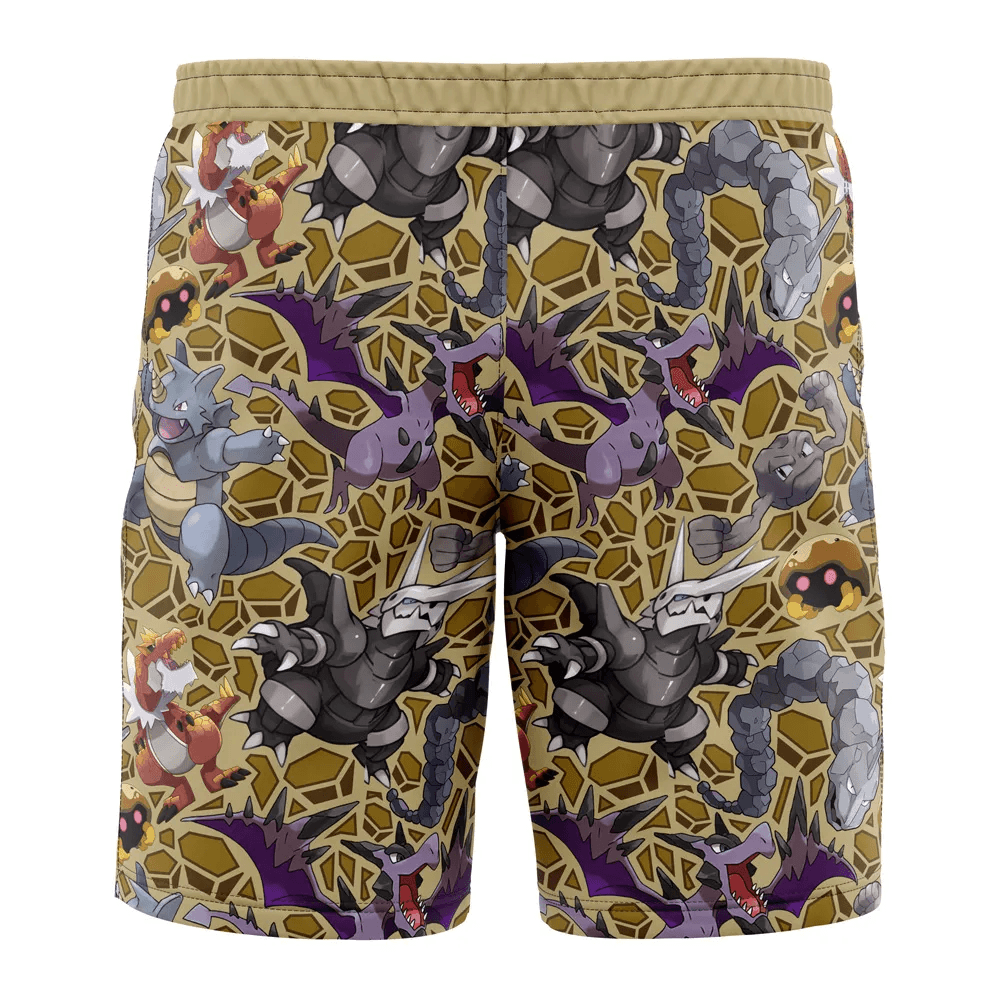 Pokemon Rock Type Swim Trunks