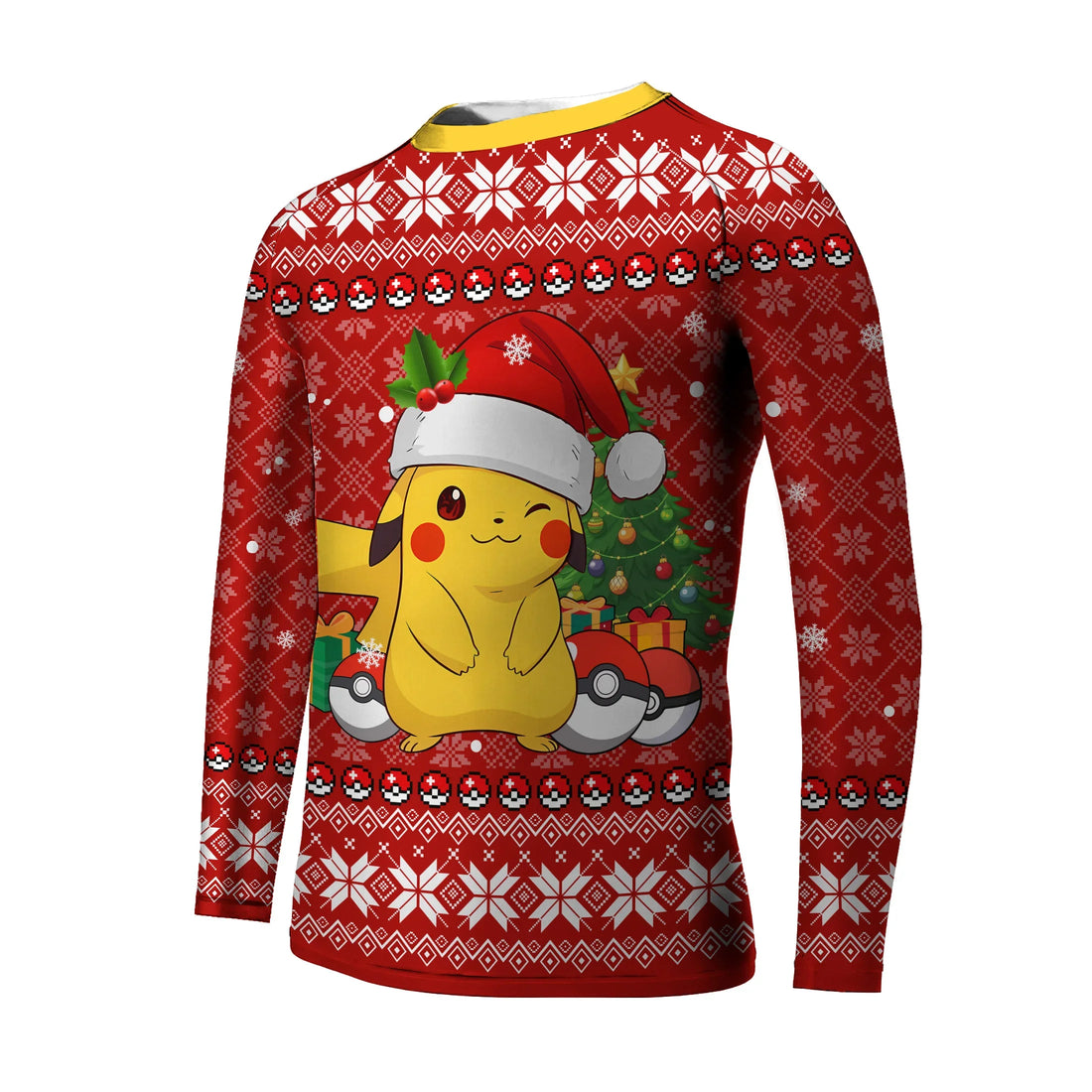 Pokemon Santa Pikachu Kids Rash Guard