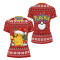 Pokemon Santa Pikachu Rash Guard