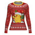 Pokemon Santa Pikachu Rash Guard