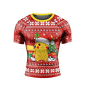 Pokemon Santa Pikachu Rash Guard