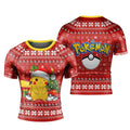 Pokemon Santa Pikachu Rash Guard