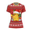 Pokemon Santa Pikachu Rash Guard