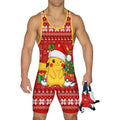 Pokemon Santa Pikachu Wrestling Singlet