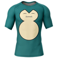 Pokemon Snorlax Face Rash Guard