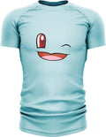 Pokemon Squirtle Face Short Sleeve Rash Guard