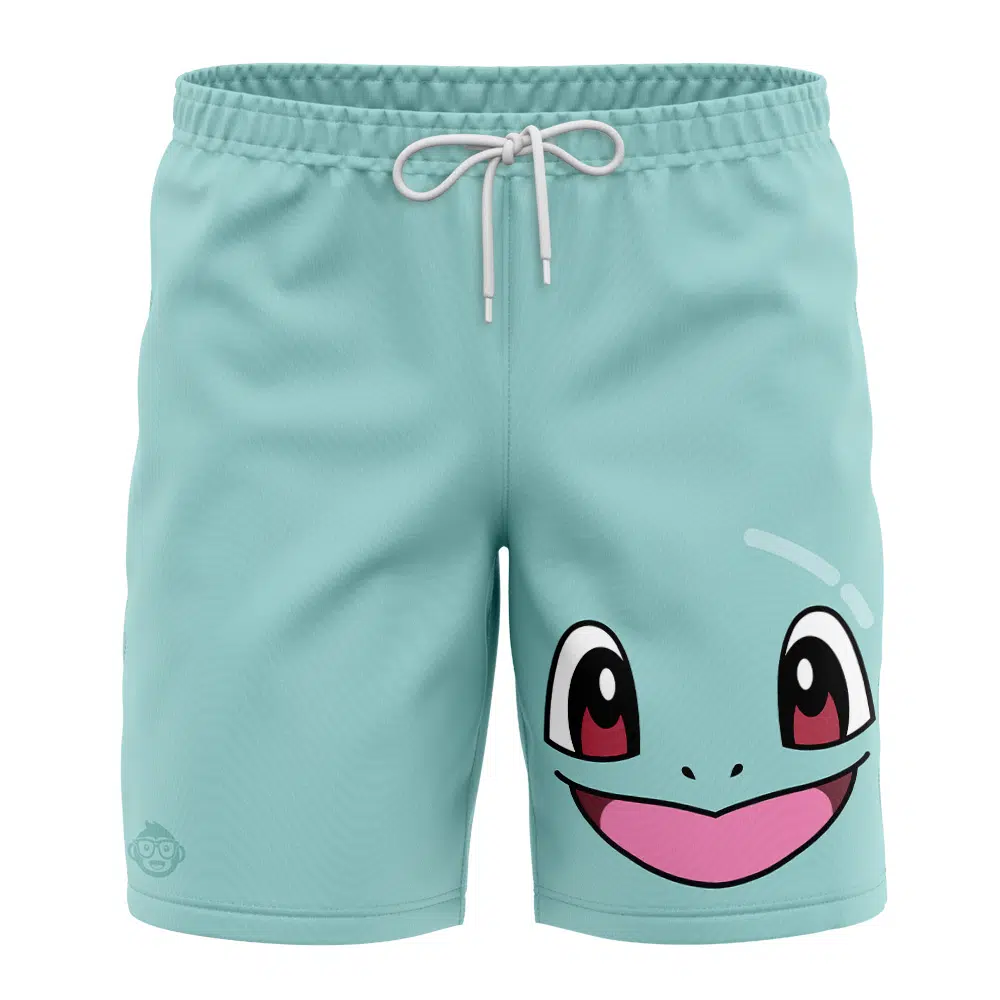 Pokemon Squirtle Face Swim Trunks