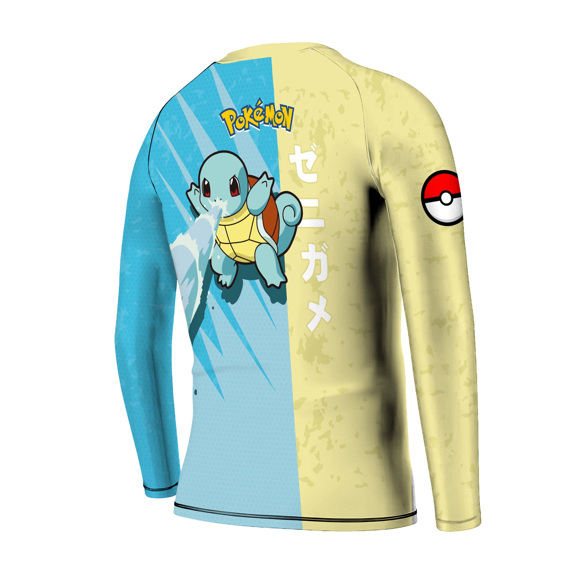 Pokemon Squirtle Water Gun Kids Rash Guard