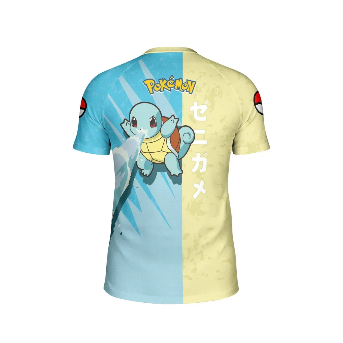 Pokemon Squirtle Water Gun Kids Rash Guard