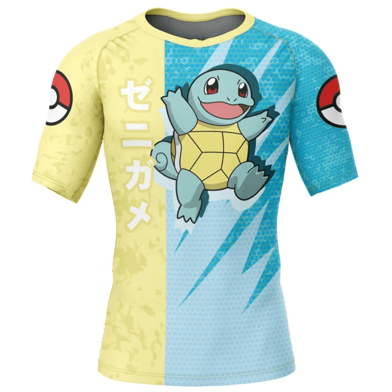 Pokemon Squirtle Water Gun Rash Guard