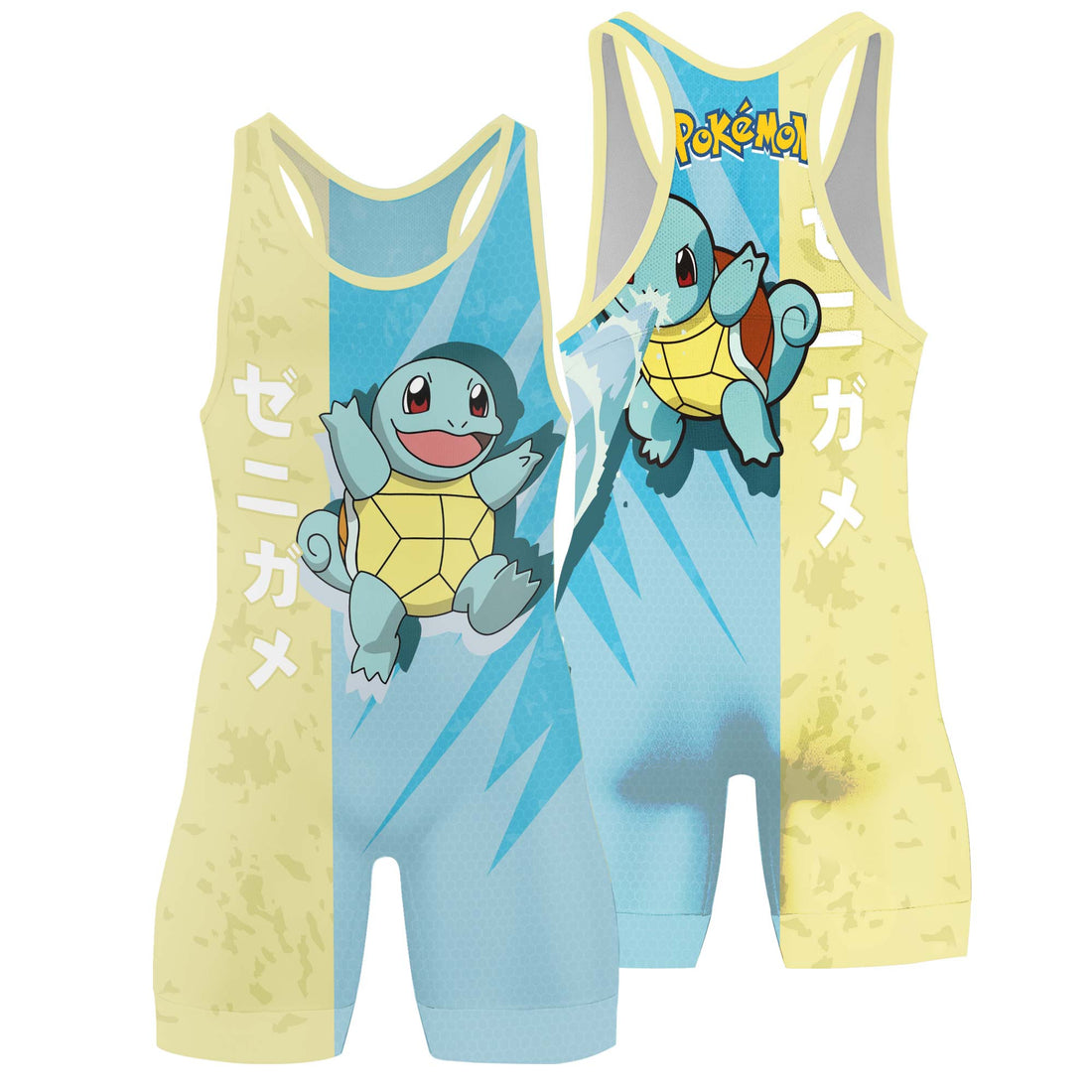 Pokemon Squirtle Water Gun Wrestling Singlet