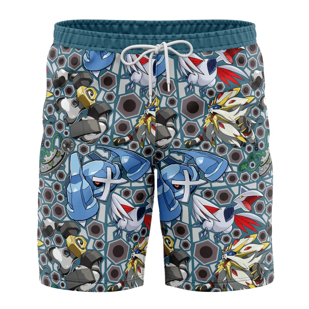 Pokemon Steel Type Swim Trunks