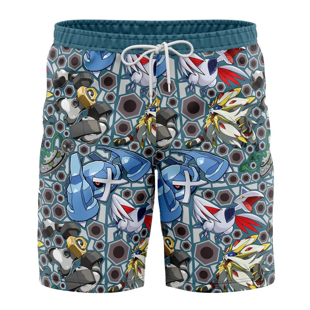 Pokemon Steel Type Swim Trunks