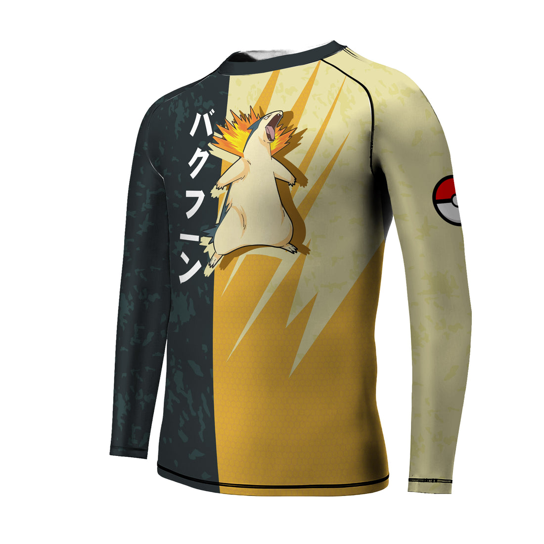 Pokemon Typhlosion Explosion Kids Rash Guard